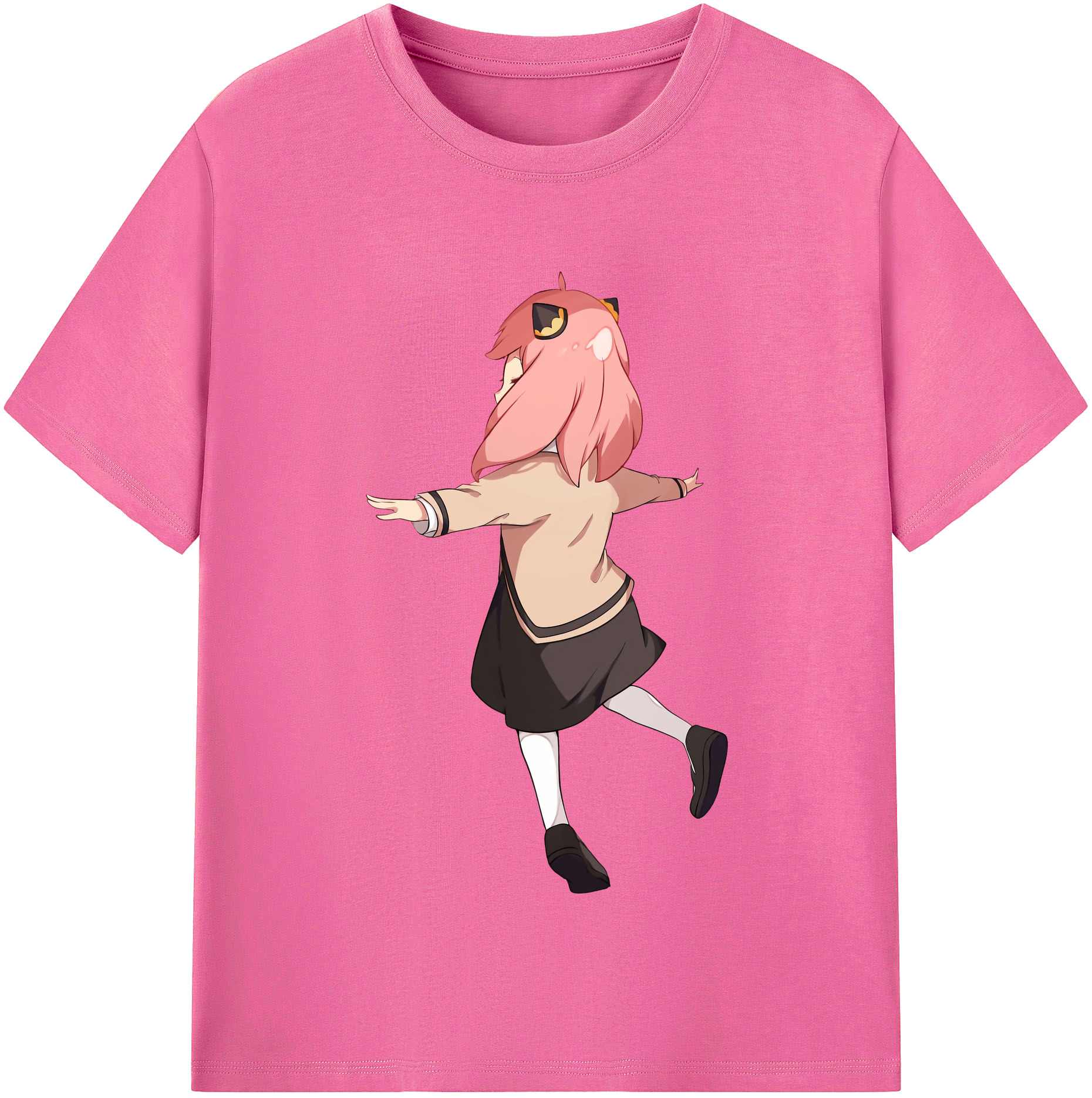 （画像用） SPY×FAMILY间谍家家酒 レディースカジュアルプリントTシャツ（綿100％）